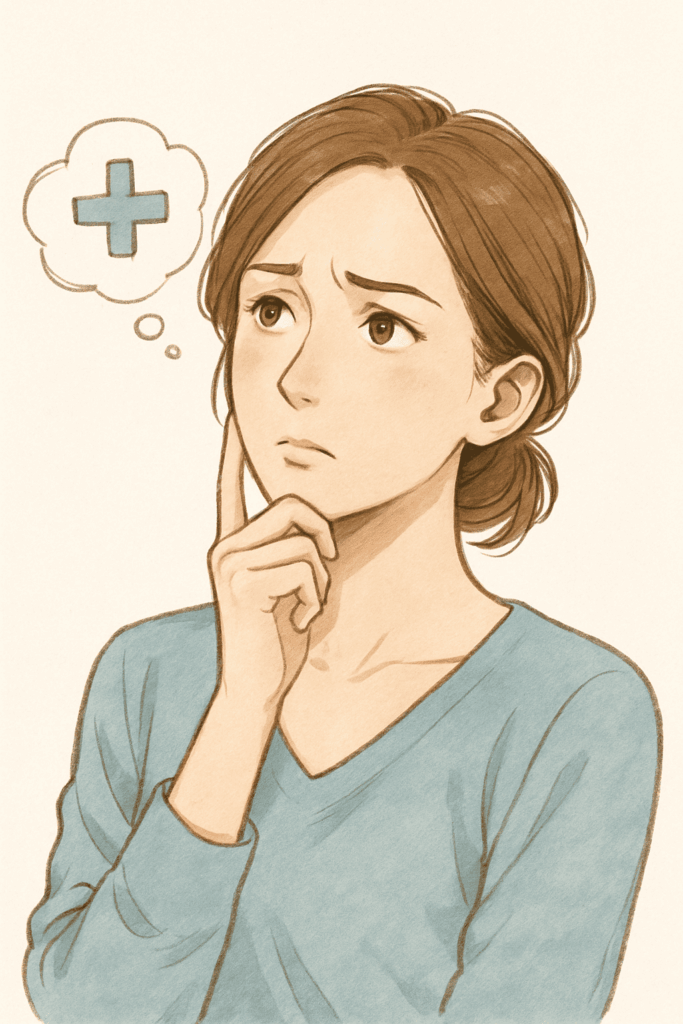 悩む女性